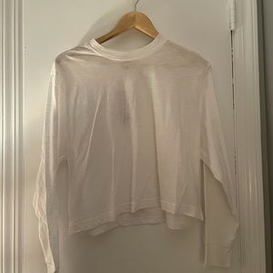 white long sleeve t-shirt